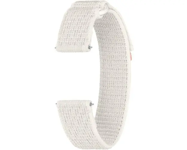Curea smartwatch Samsung Fabric Band pentru Galaxy Watch6, Slim (S/M), Crem