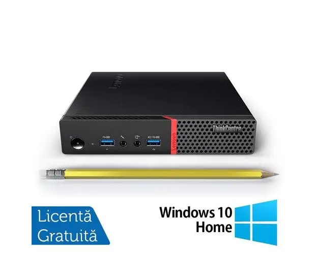 Calculator Sistem PC Refurbished Lenovo ThinkCentre M700 Mini PC, Intel Core i5-6400T 2.20GHz, 8GB DDR4, 256GB SSD + Windows 10 Home