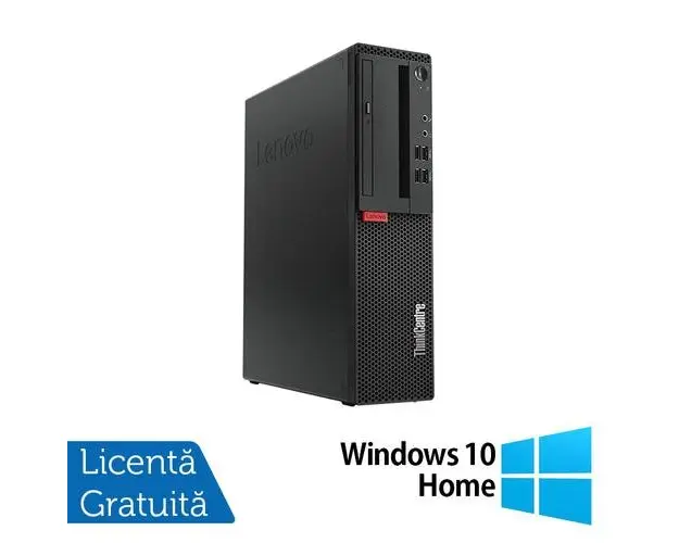 Calculator Sistem PC Refurbished Lenovo M710 SFF, Intel Core i5-6500 3.20GHz, 8GB DDR4, 256GB SSD + Windows 10 Home