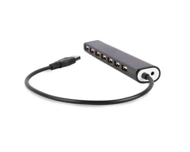 Hub cu 7 porturi, Gembird, USB (Negru)