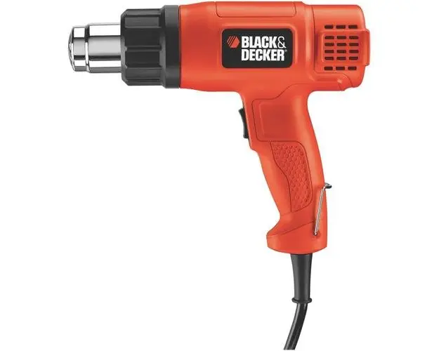 Pistol cu aer cald Black&Decker KX1650, 1750 W, 600 C temperatura maxima, 740 l/min debit aer