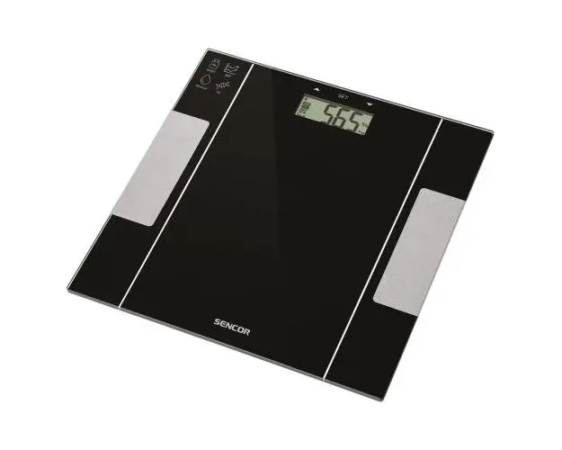 Cantar inteligent Sencor SBS 5050BK, Sticla securizata, Max 150 kg (Negru)