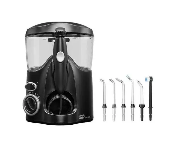 Irigator/Dus bucal Waterpik Ultra WP-112, 7 capete incluse (Negru)