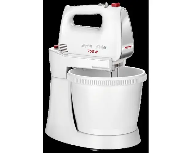 Mixer cu bol MPM 750 W, 3 L (Alb)