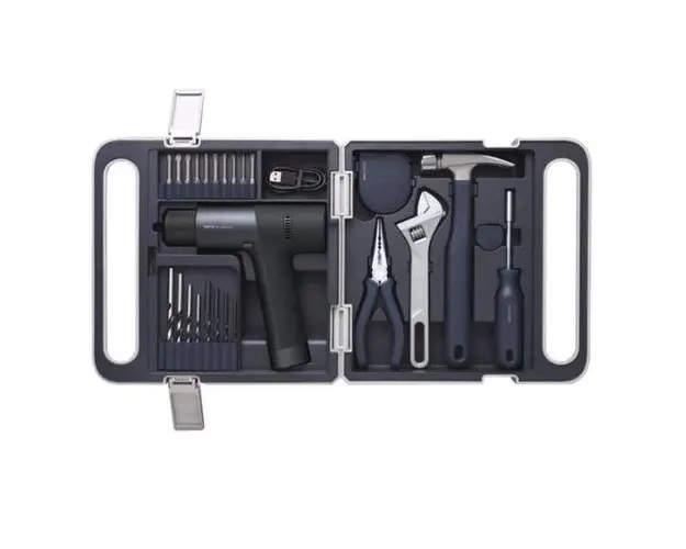 Set scule HOTO QWSGJ001  10 instrumente de lucru, Gri