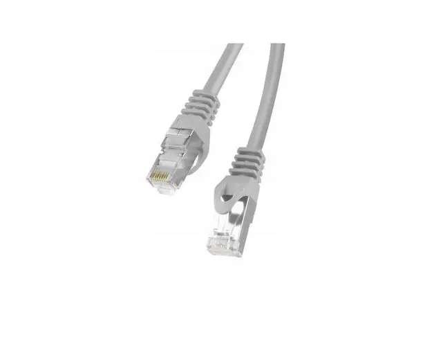 Cablu de retea din fibra optica Lanberg, RJ45 cat.6 FTP 2m, Gri