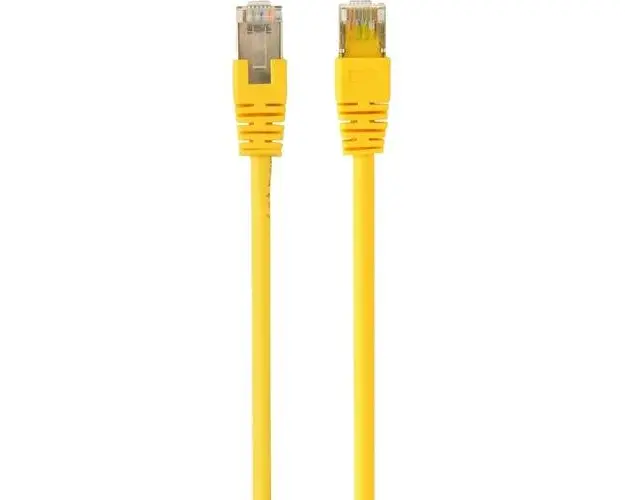 Cablu FTP GEMBIRD Cat6, cupru-aluminiu, 1 m, galben, AWG26, ecranat PP6-1M/Y