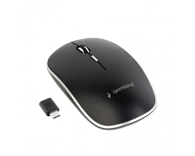 Mouse Wireless Gembird, 1600DPI, Negru