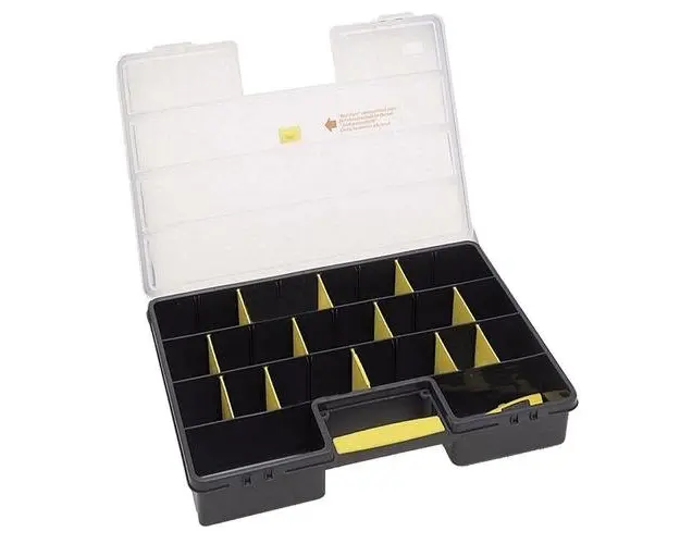 Organizator scule Stanley 25 compartimente, separatoare interioare, 45.7 x 33.5 x 8.1 cm