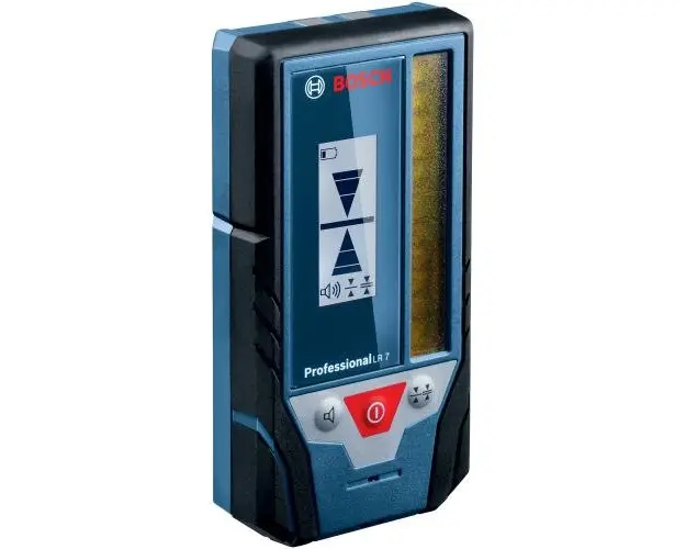 Receptor pentru nivele laser Bosch Professional 0601069J00, 5-50 m raza actiune, ± 1 mm/± 3 mm precizie, consola receptor, geanta protectie, 2 baterii 1.5 V LR6 (AA)
