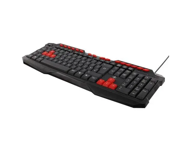 Tastatura gaming DELTACO GAMING, UK layout (Negru/Portocaliu)