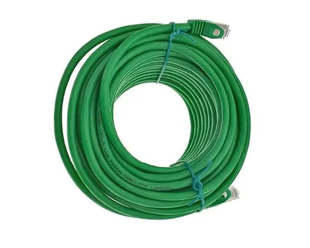 Cablu ecranat FTP, Lanberg 41918, cat 6, mufat 2xRJ45, lungime 20m, AWG 26, 250 MHz, de legatura retea, ethernet, Verde