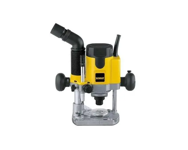 Masina de frezat verticala DeWalt DW621KT-QS, 1100 W, 24000 RPM (Negru/Galben)