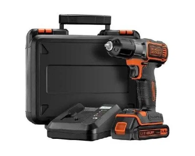 Masina de gaurit si insurubat Black Decker ASD18K-QW, 18 V, Li-Ion, 1.5 Ah (Negru/Portocaliu)