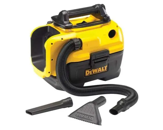 Aspirator pentru suprafete uscate si umede cu sursa de alimentare duala compatibil cu acumulator DeWalt DCV584L