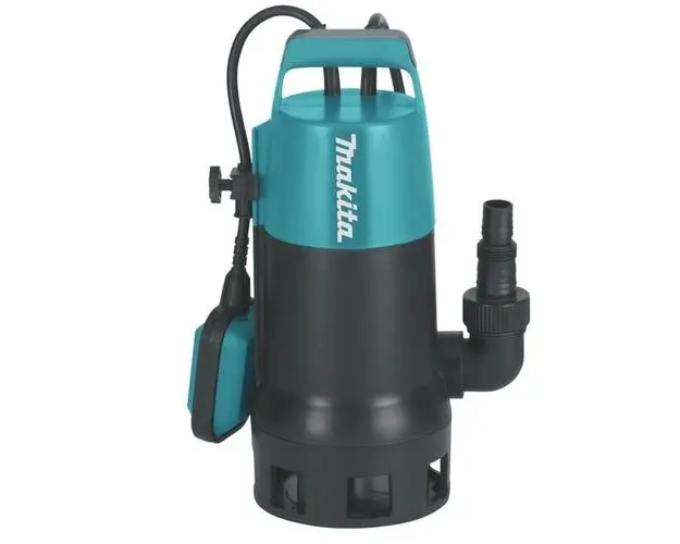 Pompa submersibila apa murdara Makita PF1010, 1100 W, debit maxim 14.4 mc/h, adancime imersie 5 m,inaltime refulare 10 m, cablu 10 m