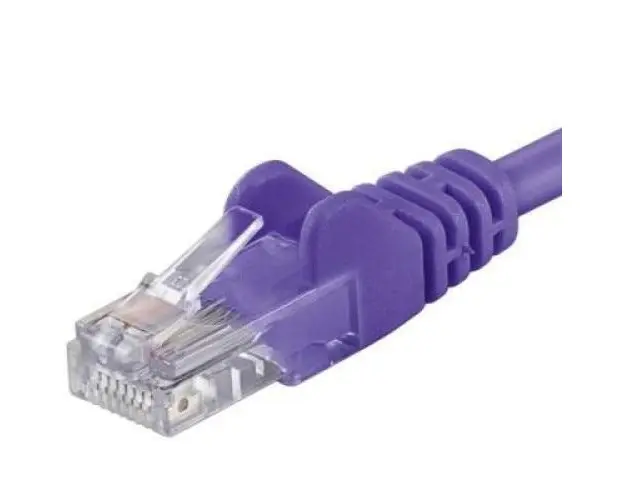 Patchcord UTP RJ45-RJ45 Categoria 6, 0.5m, violet, cupru integral, 26AWG
