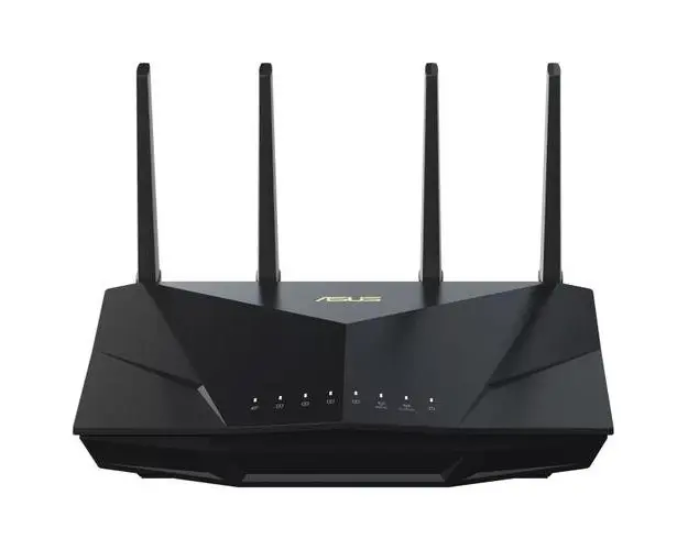 Router Wireless ASUS RT-AX5400, AX5400, Dual-Band, Tri-Core 1.5GHz CPU, 256MB/512MB Flash/RAM, Gigabit, AiProtection Pro, Adaptive QoS, VPN Fusion, IPTV, OFDMA, MU-MIMO, Beamforming, Link Aggregation, Port forwarding, AiMesh (Negru)
