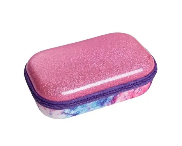 Penar cu fermoar, Zipit Glitter Storage box, Roz