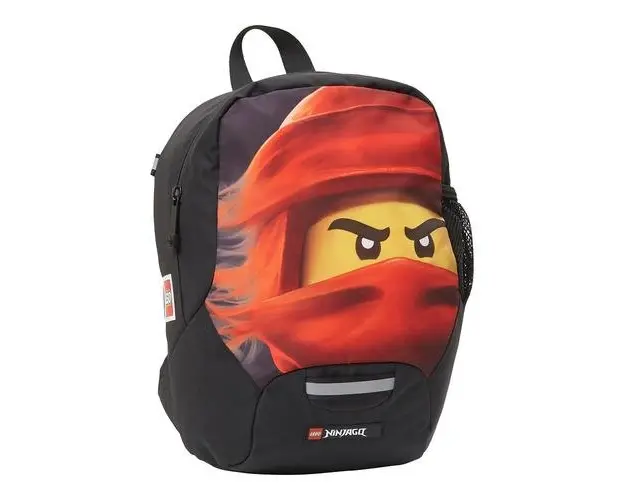 Rucsac gradinita LEGO V-Line - design rosu NinjaGo Kai