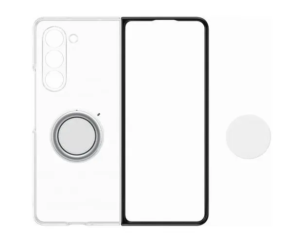 Husa de protectie Samsung Clear Gadget Case pentru Samsung Galaxy Z Fold 5 (Transparent)