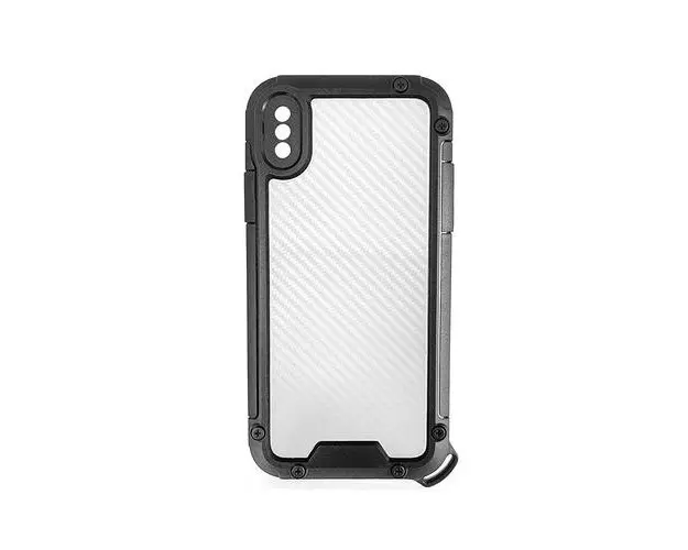 Husa Lemontti Tel Protect Shield compatibila cu iPhone X / XS, Negru
