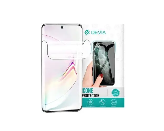 Folie Silicon Devia compatibila cu Samsung Galaxy Z Fold 3 (Transparent)