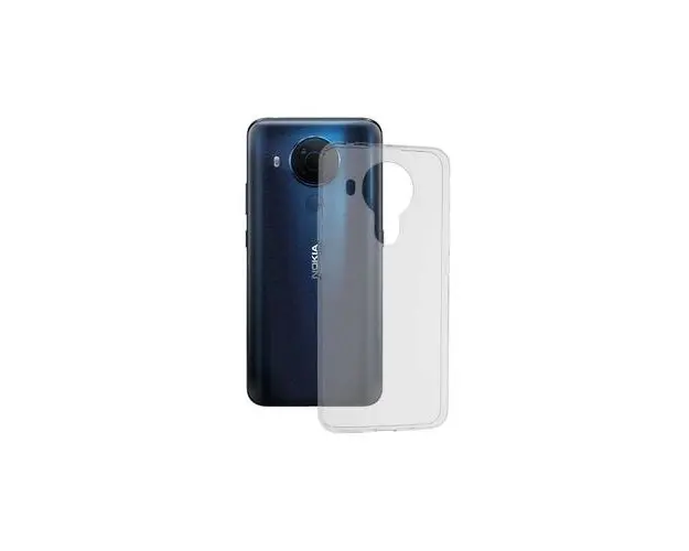 Husa Lemontti Silicon compatibila cu Nokia 5.4, Transparent