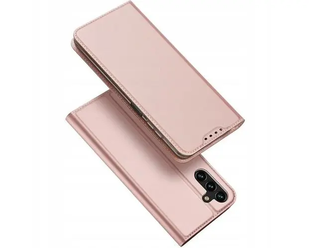 Husa flip Dux Ducis pentru Galaxy A14 5G, Roz