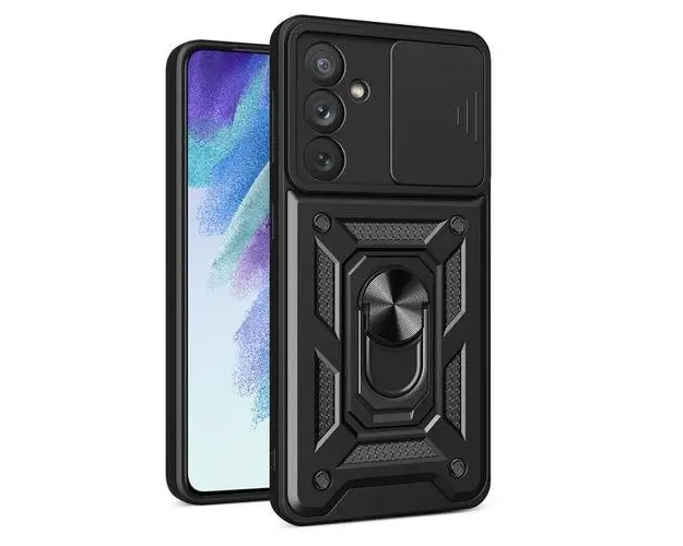 Carcasa Hybrid Armor CamShield compatibila cu Samsung Galaxy A54 5G, Negru