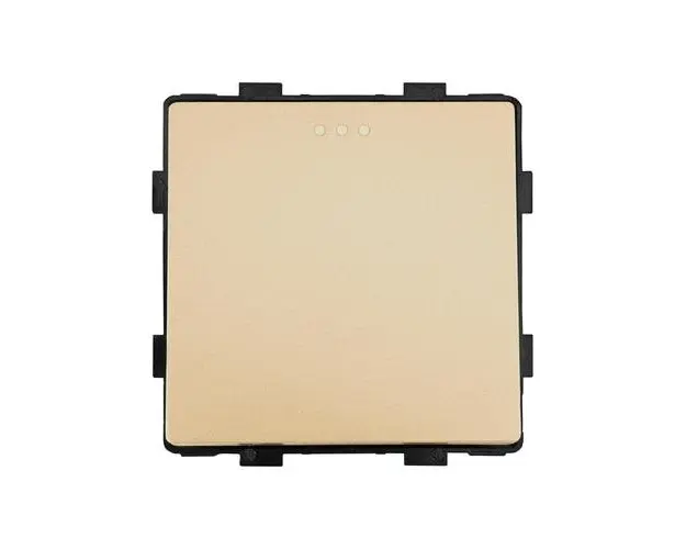 Modul Intrerupator Simplu Cap Scara Mecanic LUXION, Auriu
