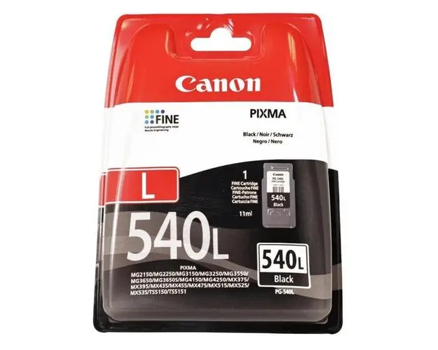 Cartus cerneala Canon PG-540 L, capacitate 11ml, pentru Canon Pixma MG2150 (Negru)