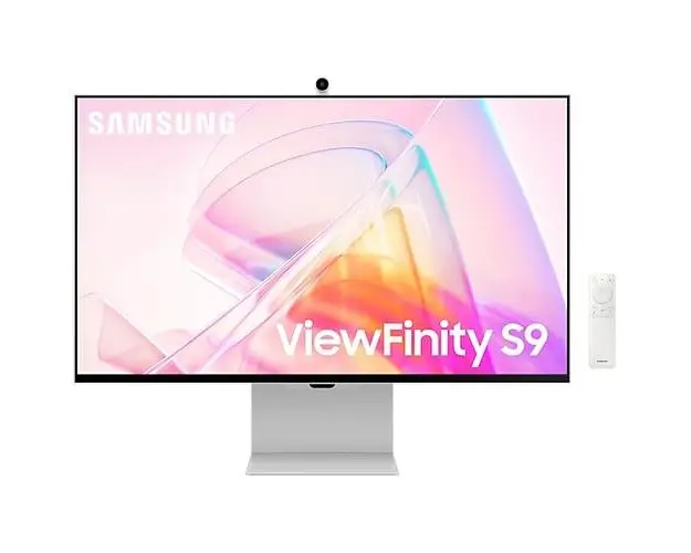 Monitor Smart Samsung ViewFinity 27inch LS27C902PAUXEN, 5K, Thunderbolt 4, 3x USB C, Webcam (Argintiu)