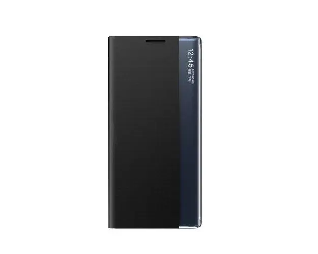 Husa Sleep Stand Case compatibila cu Poco C55 / Redmi 12C, Negru
