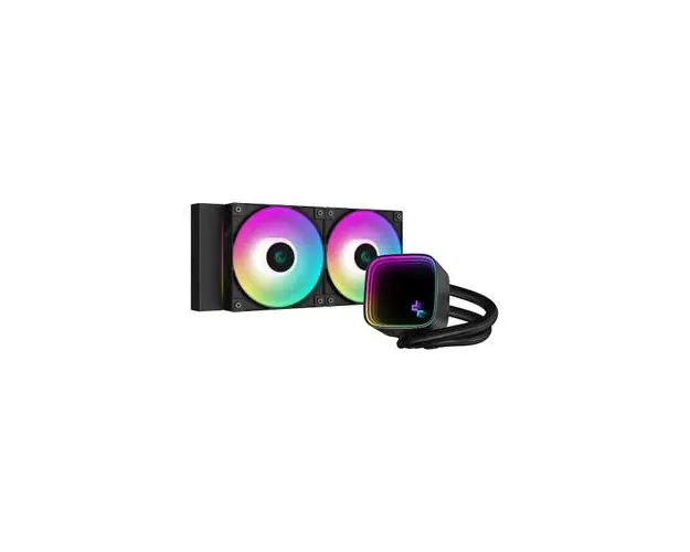 Cooler CPU DeepCool LS520 SE, 2x vent. 120mm, 2250 rpm, iluminare RGB