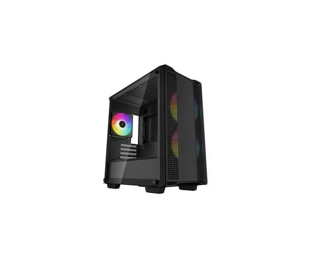 Carcasa DeepCool CC360 ARGB Middle Tower mATX, Negru