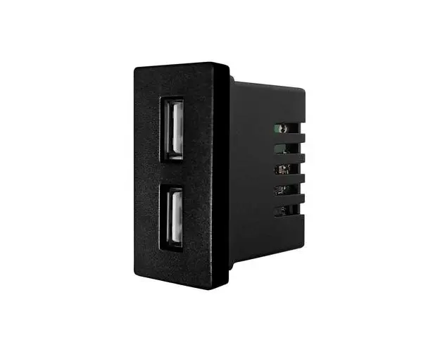 Modul Priza USB 2.4A 5V LUXION, Negru