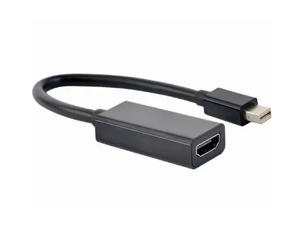 Adaptor video Gembird A-mDPM-HDMIF4K-01, Mini-DisplayPort (T) la HDMI (M), rezolutie maxima 4K la 30Hz, Negru