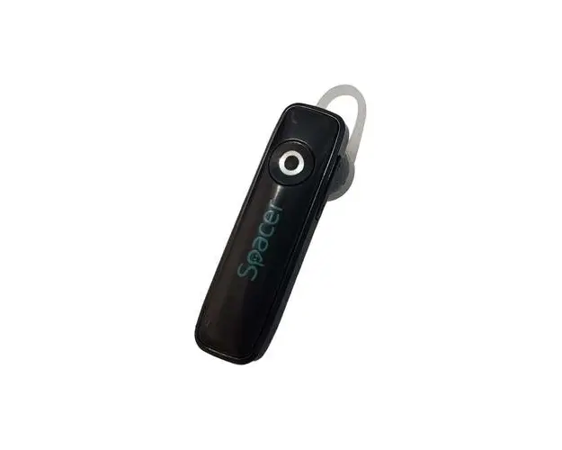 Casca Spacer wireless, pentru smartphone, microfon pe casca, negru, „SPBH-HF-01-BK”