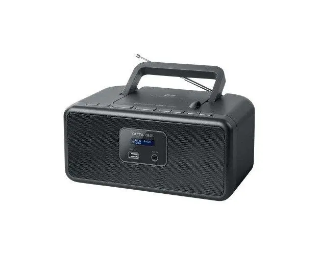 Radio Cd Player MUSE M-32 DB DAB+/FM cu USB, Afisaj LCD, Mufa Aux, 20 de Posturi presetate, Negru