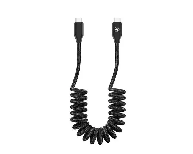 Cablu extensibil Tellur USB Type C - USB Type C, PD60W, pana la 1.8m, Negru