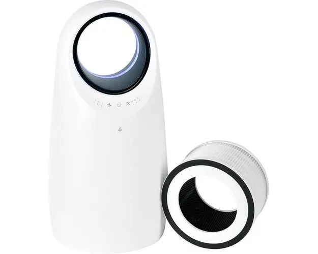 Purificator de aer Blaupunkt BAP-HA-P0809-N29W, 3 etape de curatare, Flitru Hepa H13, Functie de vorbire cu Amazon Echo si Google Home, Bumar de viteze 3, Alb