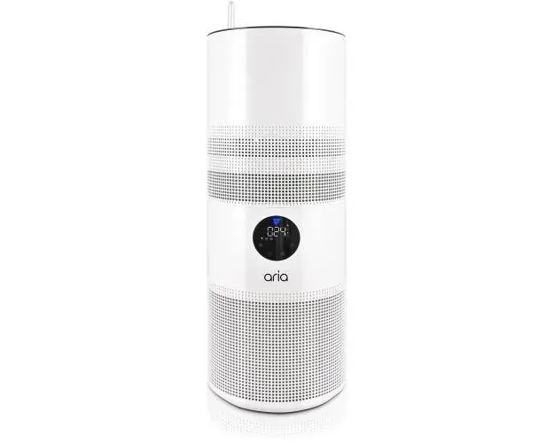 Purificator de aer Hybrid Aria MAP-ZK-H2025-U29W, Acoperire 25 m patrati, Booster de aer, Flitru Hepa H13, Lampa UV-C, Eficienta curatare aer PM2.5, Fitoremediere, Alb