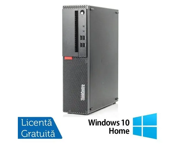 Calculator Sistem PC Refurbished LENOVO ThinkCentre M910s SFF, Intel Core i5-6500 3.20GHz, 8GB DDR4, 256GB SSD + Windows 10 Home