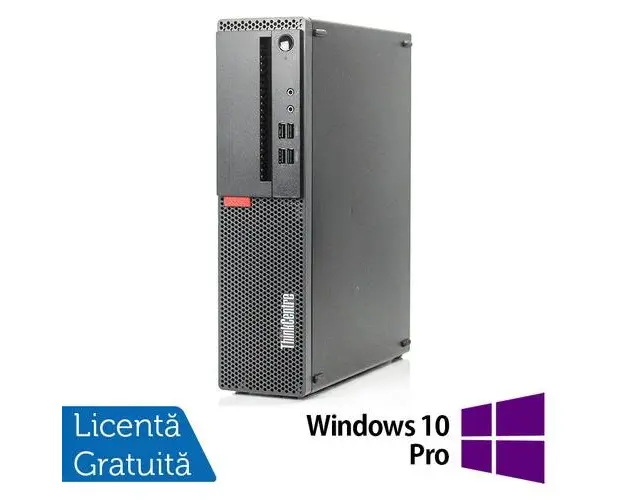Calculator Sistem PC Refurbished LENOVO ThinkCentre M910s SFF, Intel Core i5-6500 3.20GHz, 16GB DDR4, 512GB SSD + Windows 10 Pro