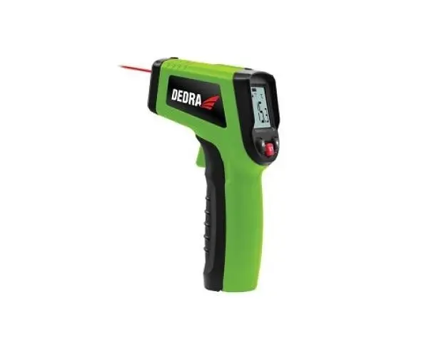 Termometru laser Dedra MC0951 afisaj LED interval temperatura -50grd 600grd