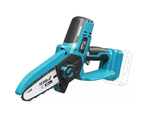 Mini Fierastrau cu lant Dedra DED7099, 18 V, 3200 RPM (Albastru)