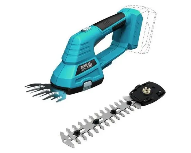 Foarfeca iarba/gard viu, 2 in 1, 18V, Li-ion (acumulator neinclus), SAS+ALL, DEDRA