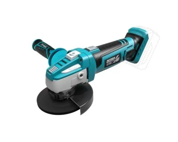 Polizor unghiular DEDRA, disc 125 mm, compatibil cu acumulator Li-Ion 18V