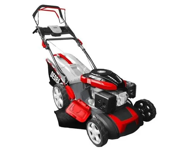 Masina de tuns gazon Dedra DED8724-46L, motor Loncin 3 CP, latime lucru 46 cm, autopropulsata, volum cos 60 l